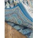 Иранский ковер QUM Silk 10008 Синий - фото №7